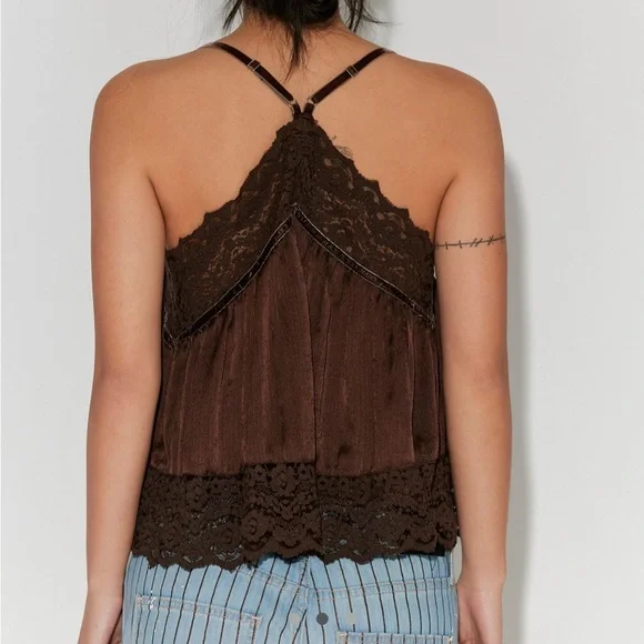 Free People Fiona Satin Cami - Picture 2 of 3